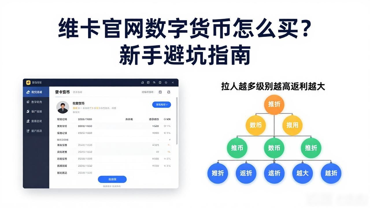 维卡官网数字货币怎么买？新手避坑指南
