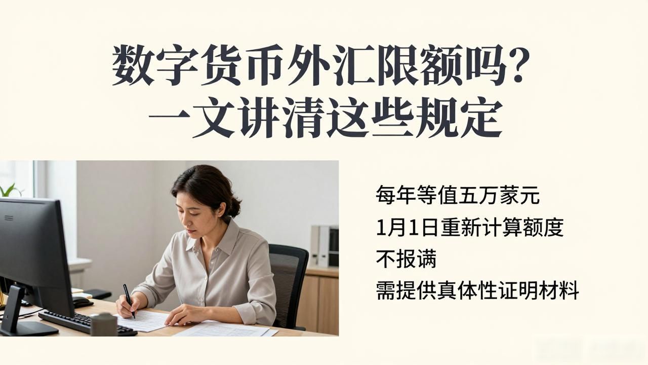 数字货币外汇限额吗？一文讲清这些规定