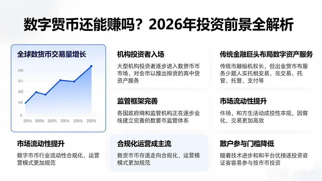 数字货币还能赚吗？2026年投资前景全解析