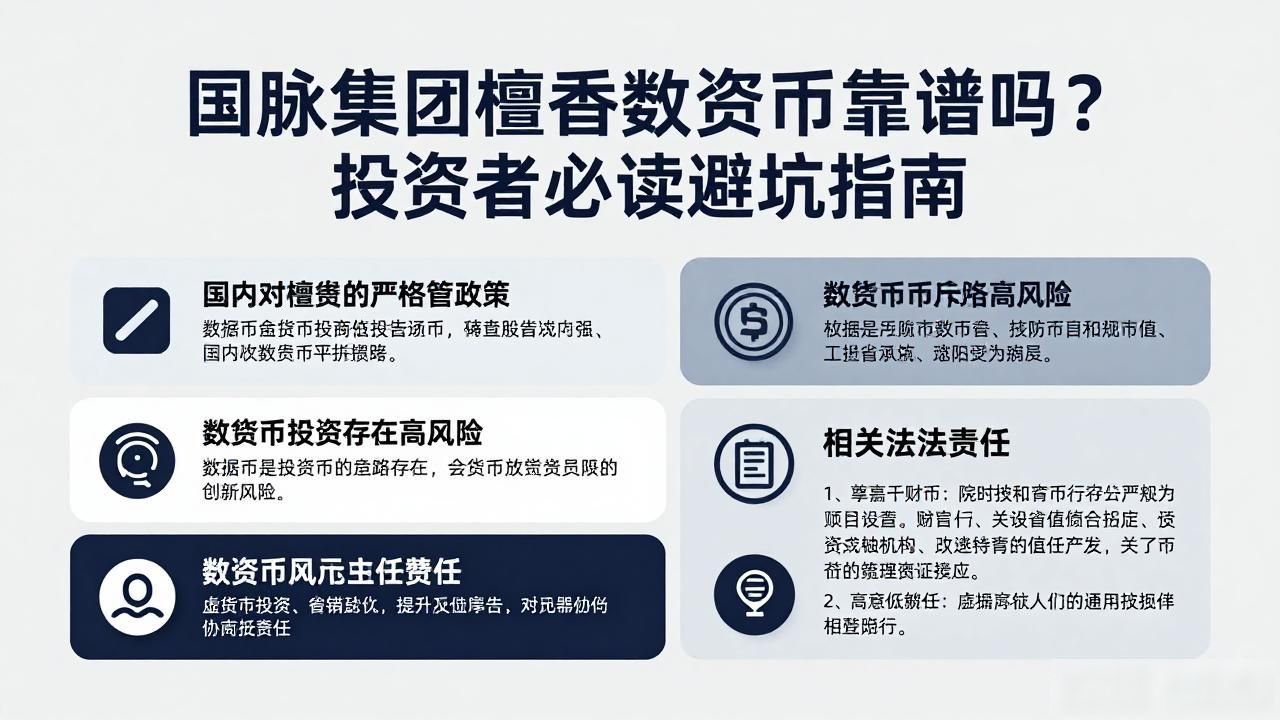 国脉集团檀香数字货币靠谱吗？投资者必读避坑指南