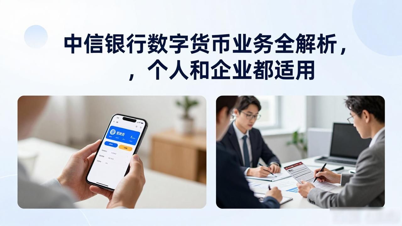 中信银行数字货币业务全解析，个人和企业都适用