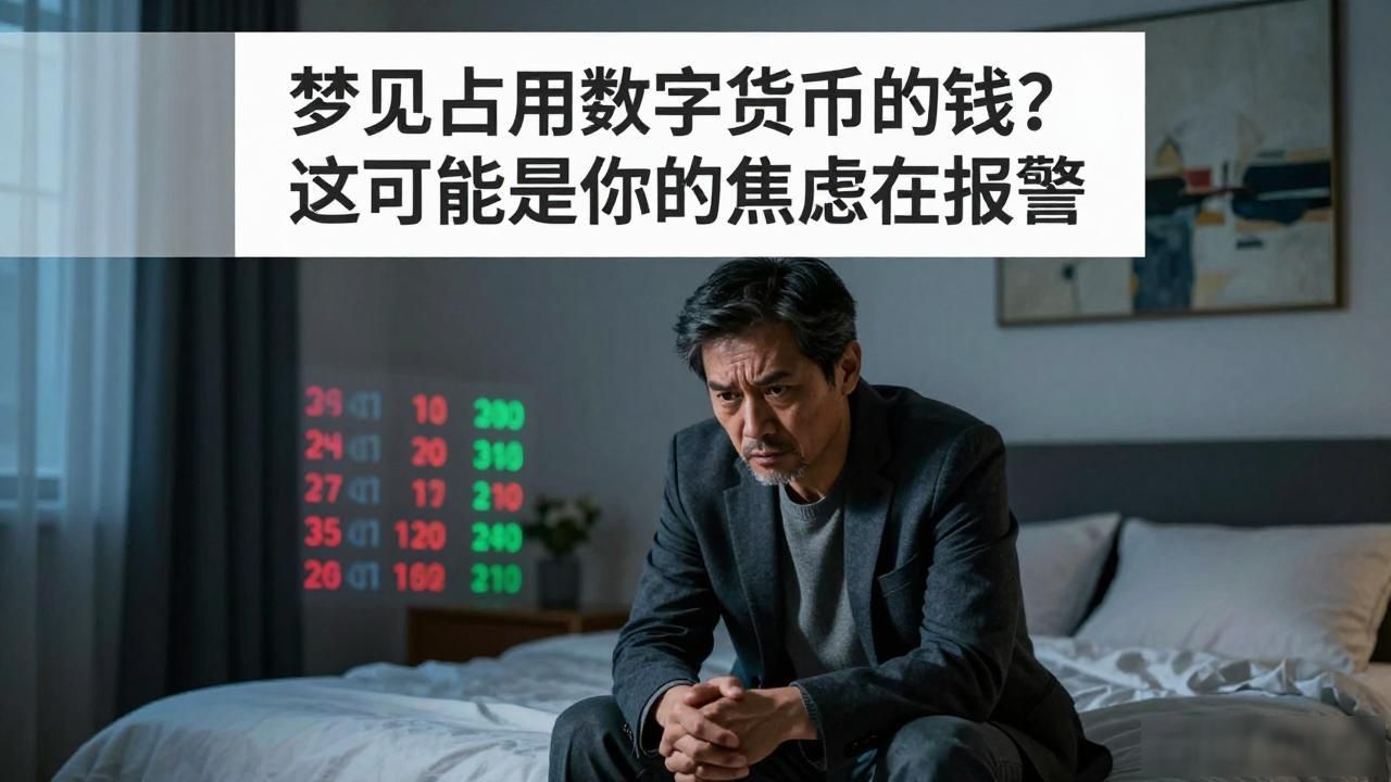 梦见占用数字货币的钱？这可能是你的焦虑在报警