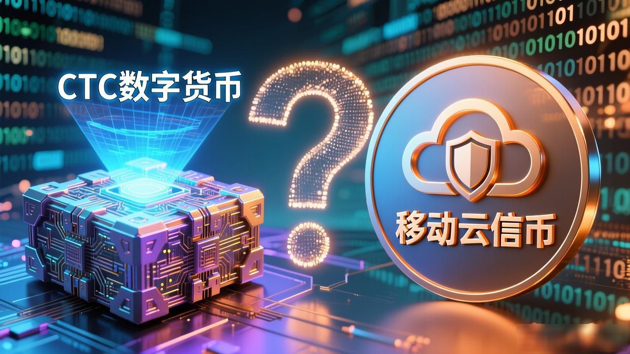 CTC数字货币是移动云信币吗？一文讲清两者区别