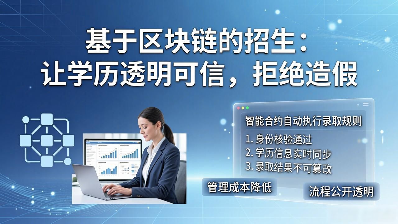 基于区块链的招生：让学历透明可信，拒绝造假