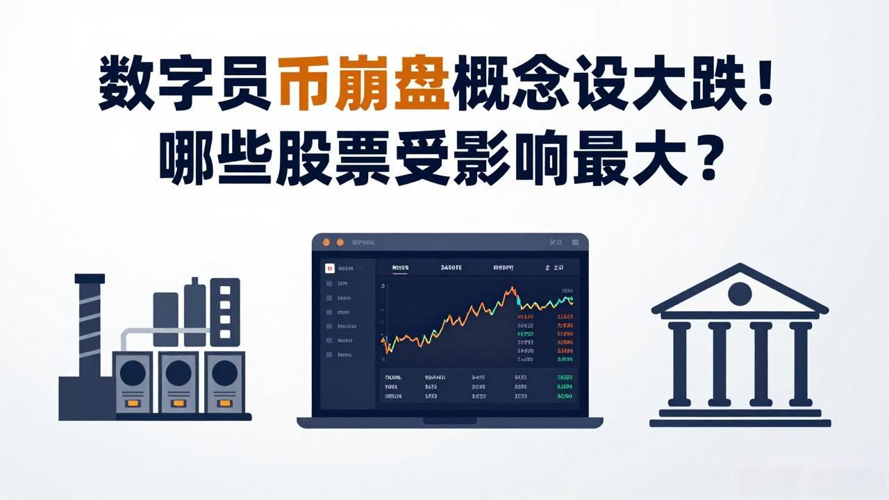 数字货币崩盘概念股大跌！哪些股票受影响最大？
