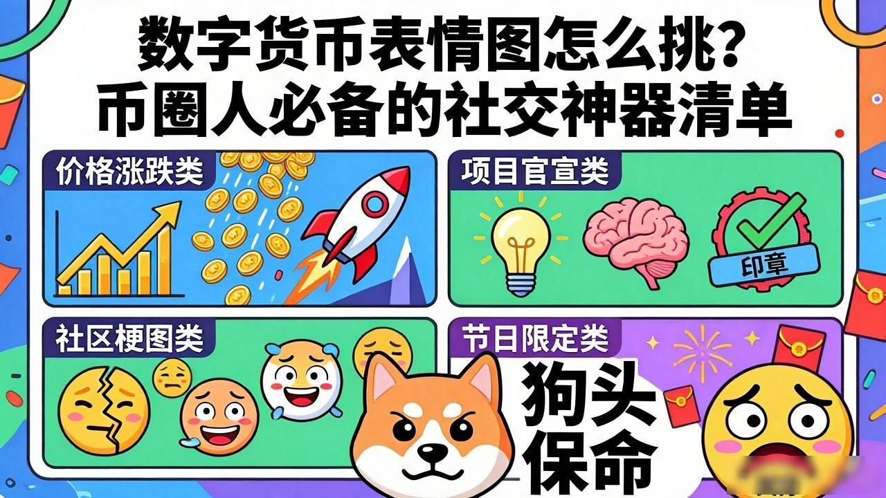 数字货币表情图怎么挑？币圈人必备的社交神器清单