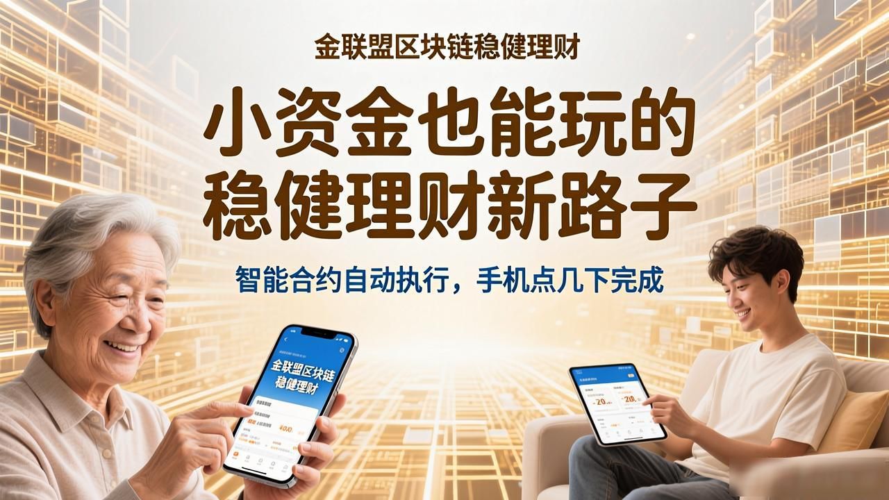 金联盟区块链：小资金也能玩的稳健理财新路子