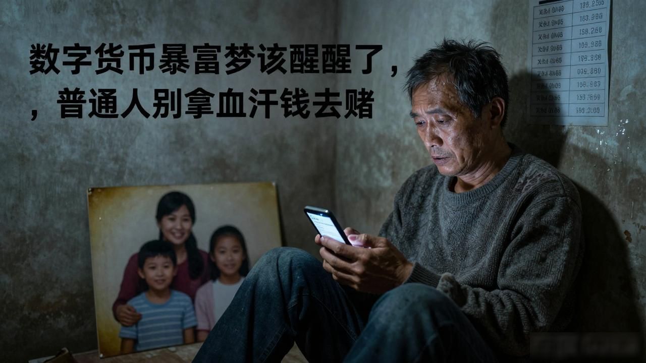 数字货币暴富梦该醒醒了，普通人别拿血汗钱去赌