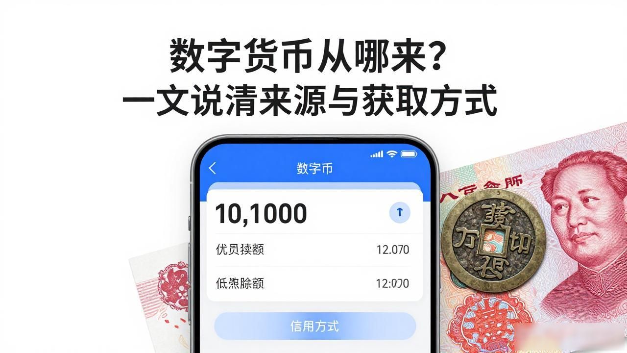数字货币从哪来？一文说清来源与获取方式