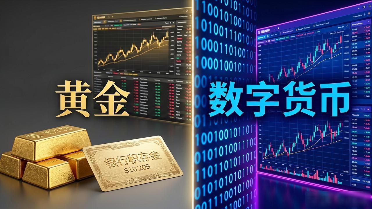 黄金是数字货币吗？一文说清两者本质区别