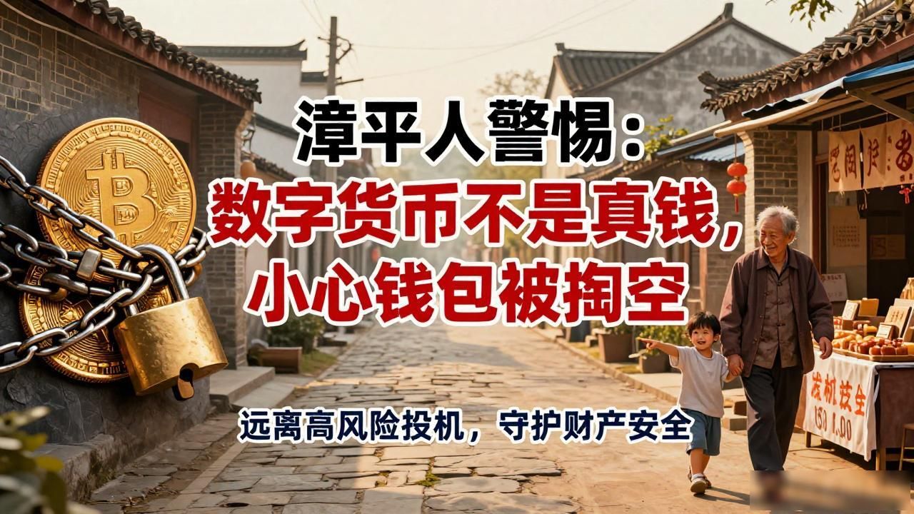 漳平人警惕：数字货币不是真钱，小心钱包被掏空