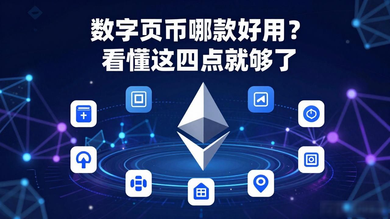 数字货币哪款好用？看懂这四点就够了