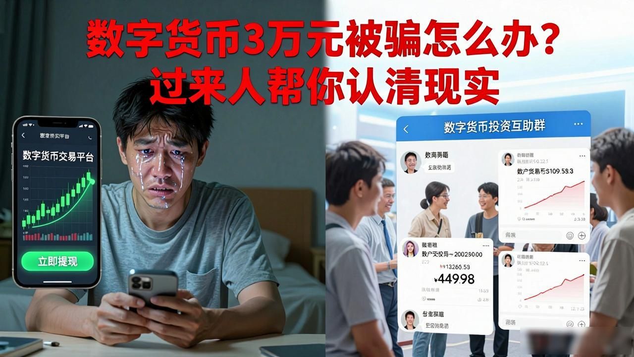 数字货币3万元被骗怎么办？过来人帮你认清现实