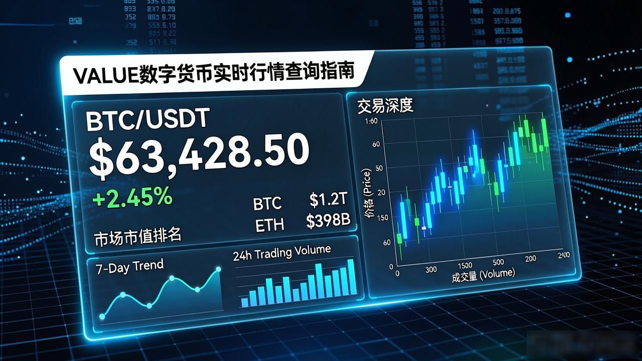 VALUE数字货币实时行情查询指南