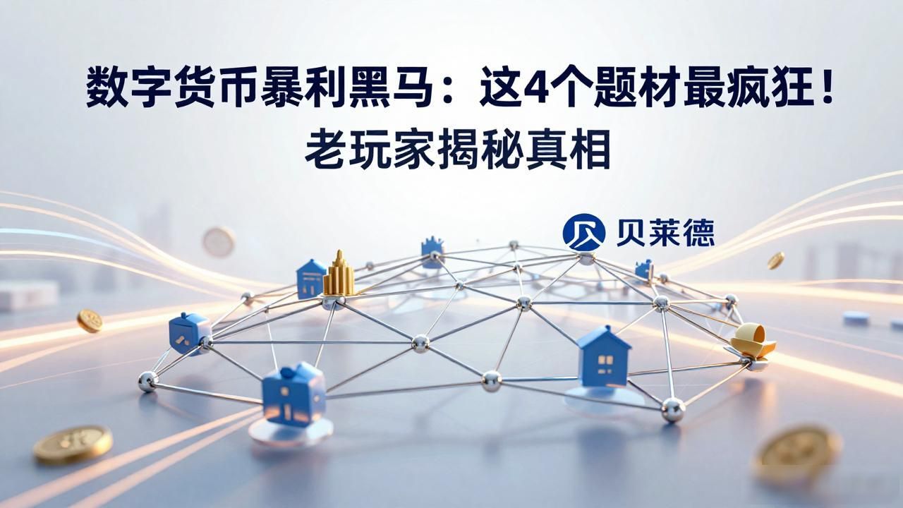 数字货币暴利黑马：这4个题材最疯狂！老玩家揭秘真相