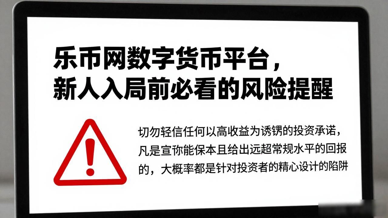 乐币网数字货币平台，新人入局前必看的风险提醒