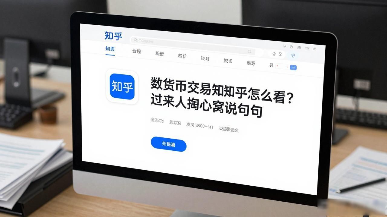 数字货币交易知乎怎么看？过来人掏心窝说几句