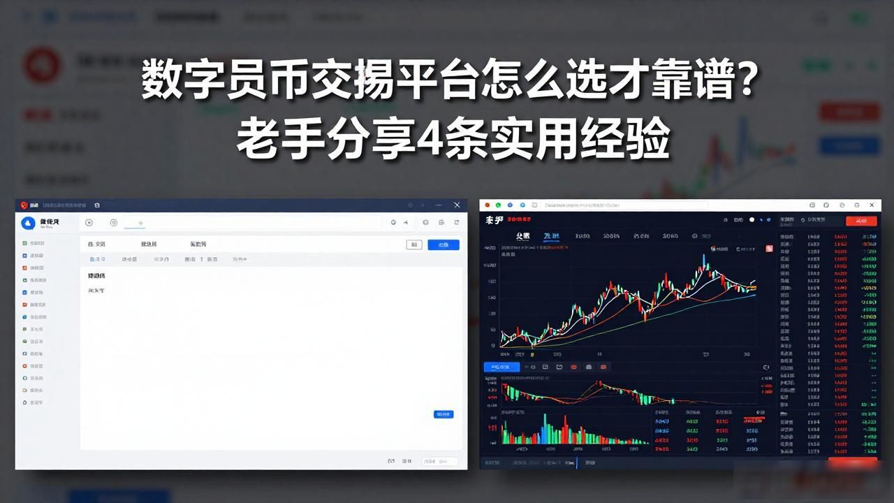 数字货币交易平台怎么选才靠谱？老手分享4条实用经验