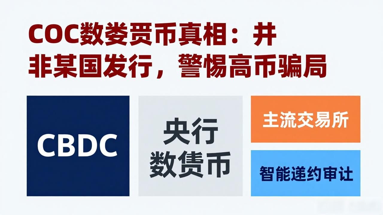 COC数字货币真相：并非某国发行，警惕高仿币骗局