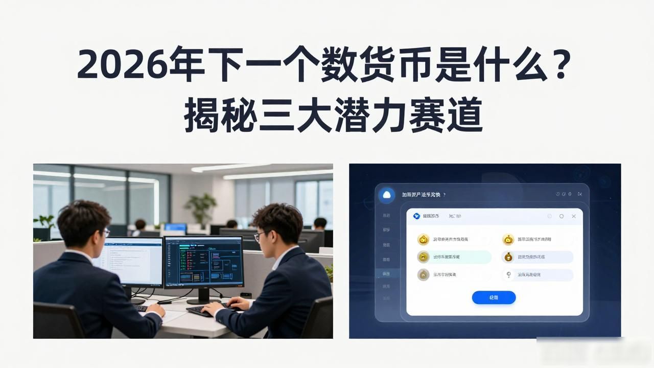 2026年下一个数字货币是什么？揭秘三大潜力赛道