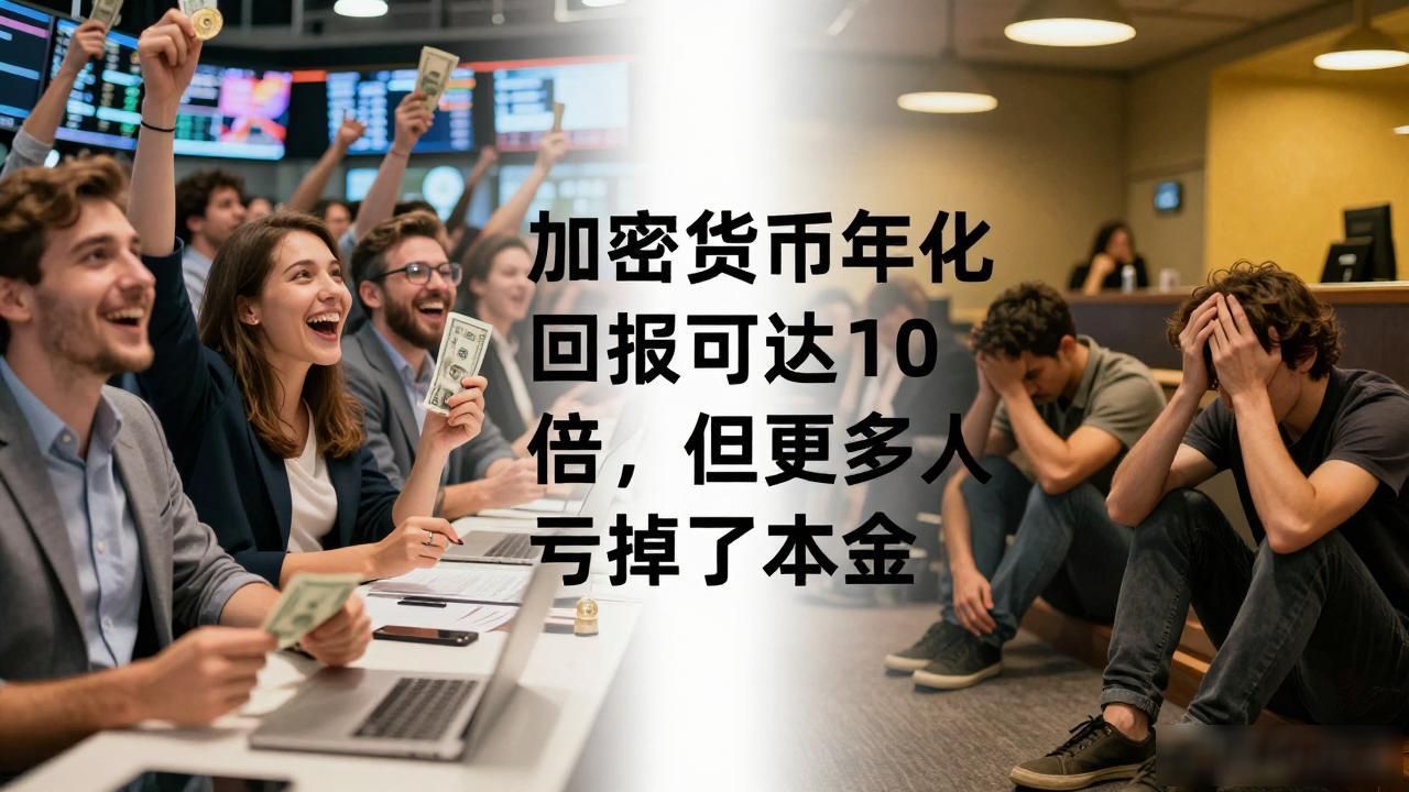 加密货币年化回报可达10倍，但更多人亏掉了本金