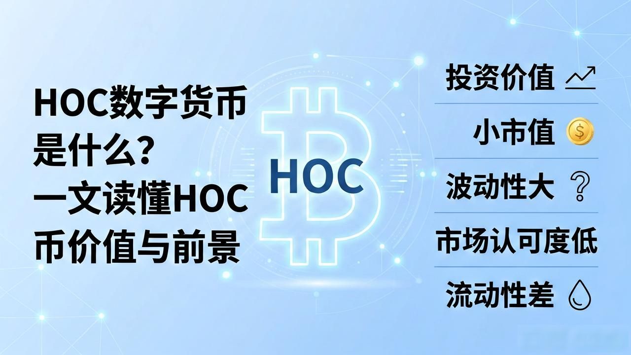 HOC数字货币是什么？一文读懂HOC币价值与前景