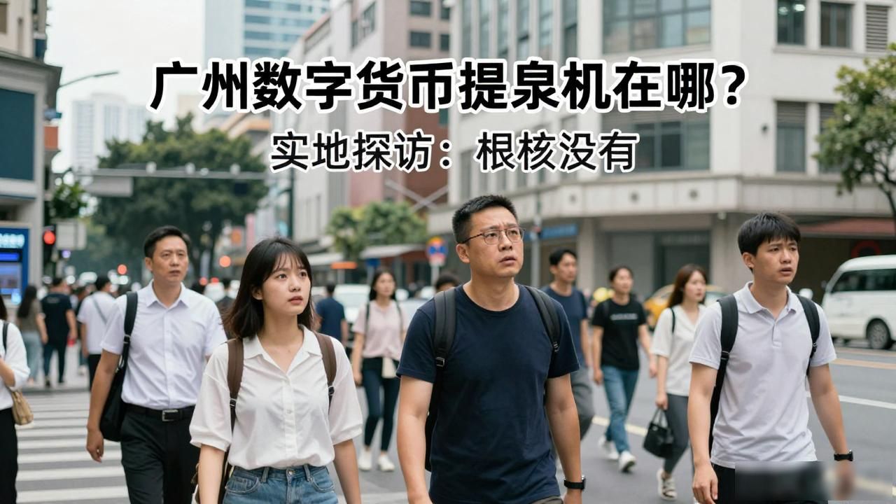 广州数字货币提款机在哪？实地探访：根本没有