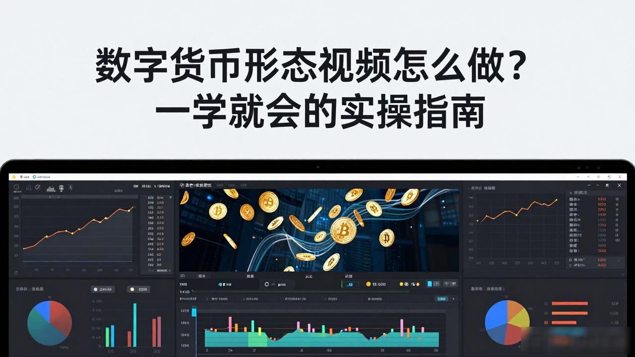 数字货币形态视频怎么做？一学就会的实操指南