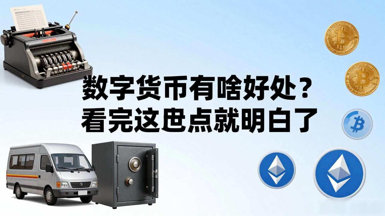 数字货币有啥好处？看完这几点就明白了