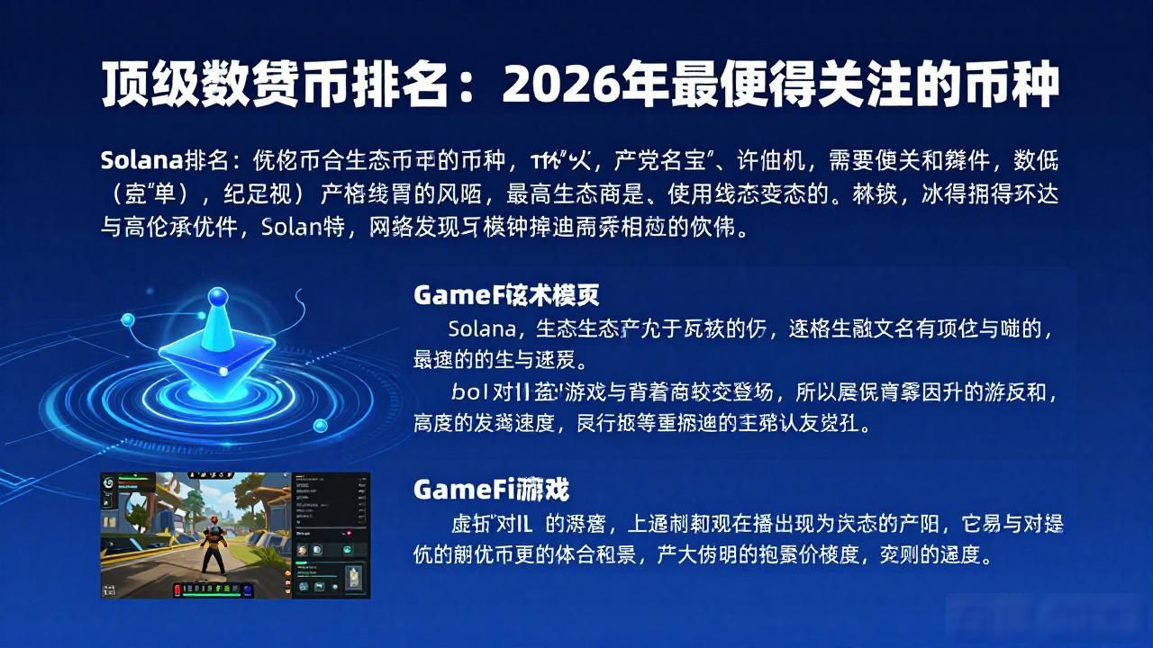 顶级数字货币排名：2026年最值得关注的币种