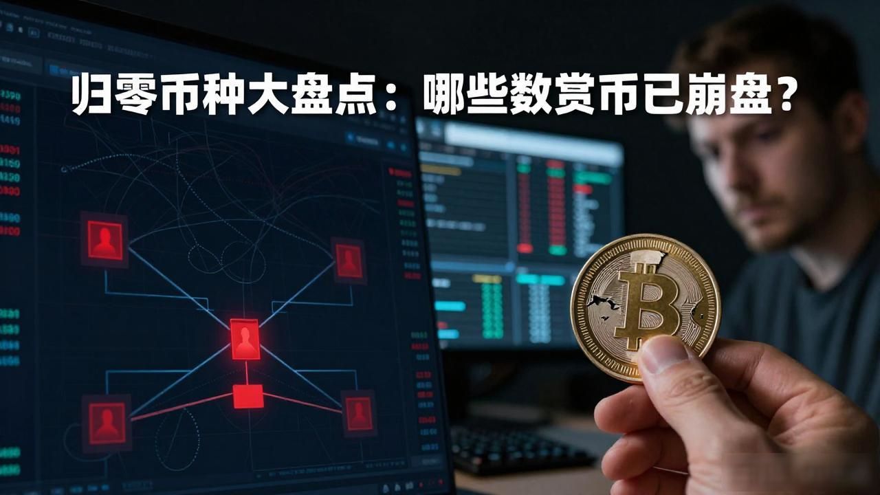 归零币种大盘点：哪些数字货币已崩盘？
