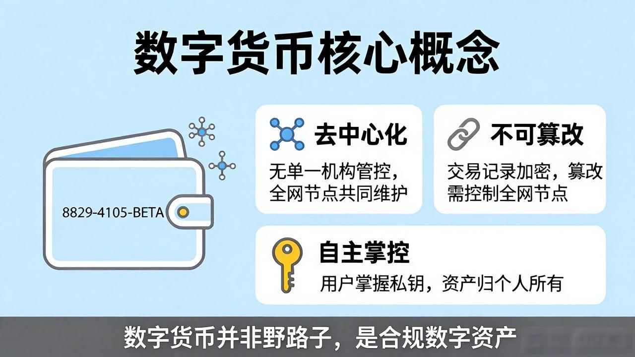 数字货币是什么？一图看懂核心概念