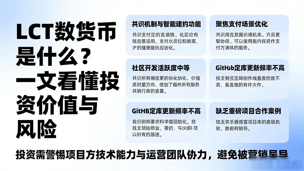 LCT数字货币是什么？一文看懂投资价值与风险