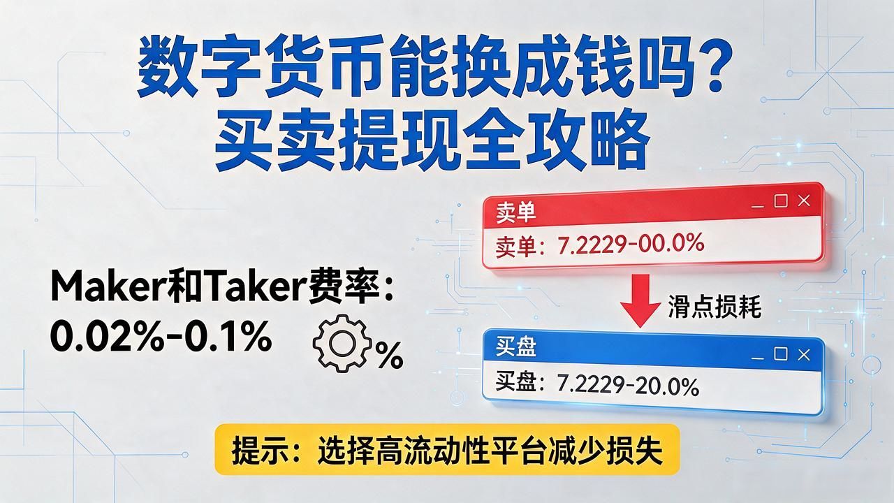 数字货币能换成钱吗？买卖提现全攻略